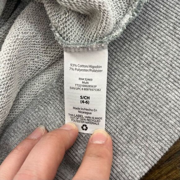 Time and Tru Camo Crew Neck Sweatshirt Size Small Women’s Green and Grey - Picture 9 of 10